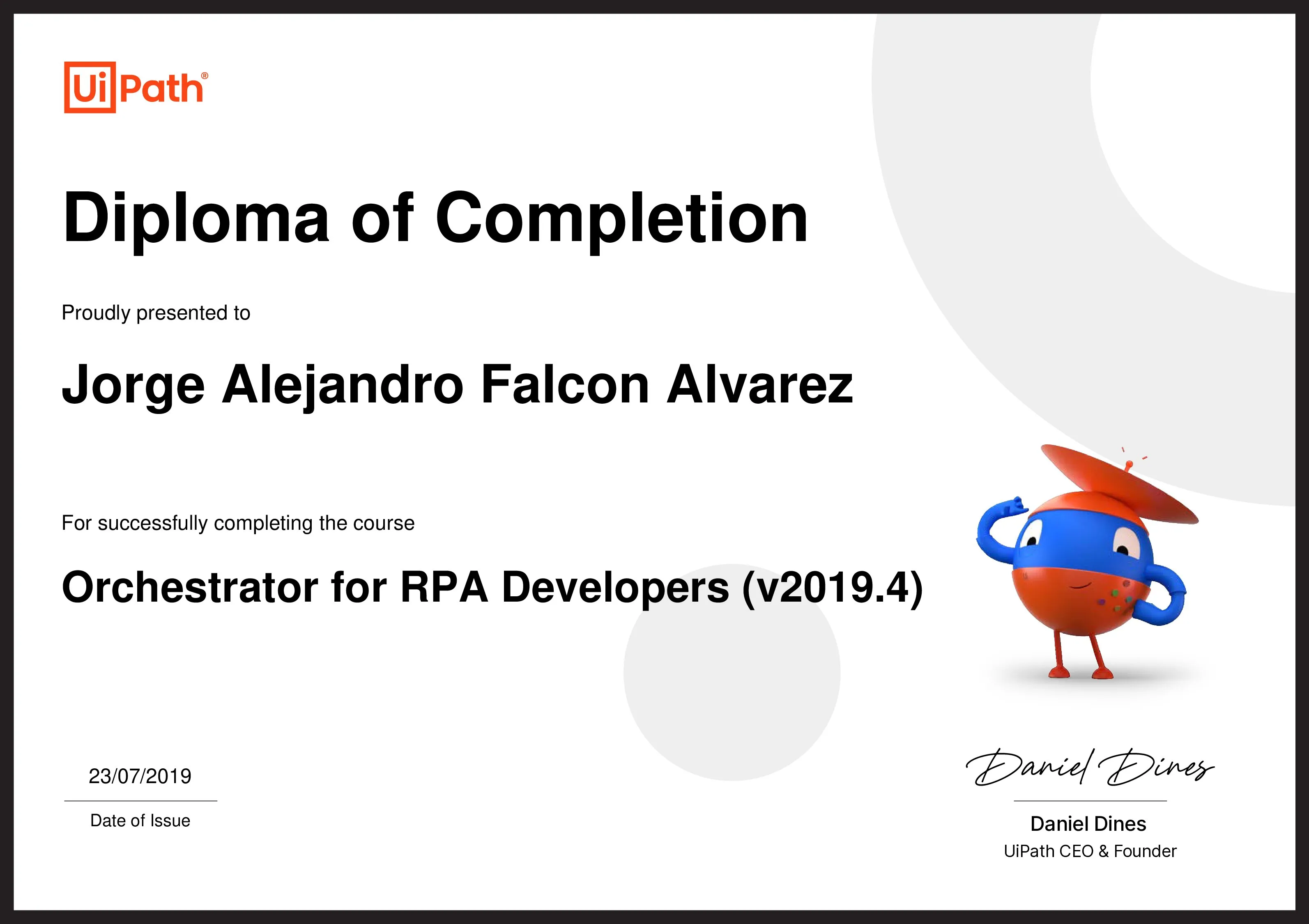 Orchestrator for RPA Developers (v2019.4)